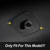 Carbon Fiber Pattern Car Stickers Rear Roof Hook Frame Decoration For Porsche Cayenne 2018- Cover Trim Interior Accessories