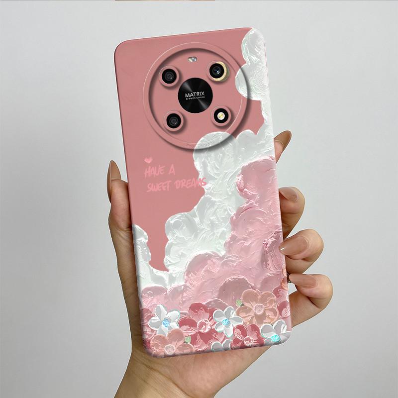 For Honor X9 4G 5G / Magic 4 Lite 4G 5G Phone Case ANY-NX1 LX1 LX2 LX3 Soft Silicone Sweet Painted Cover Cute Printed Casing
