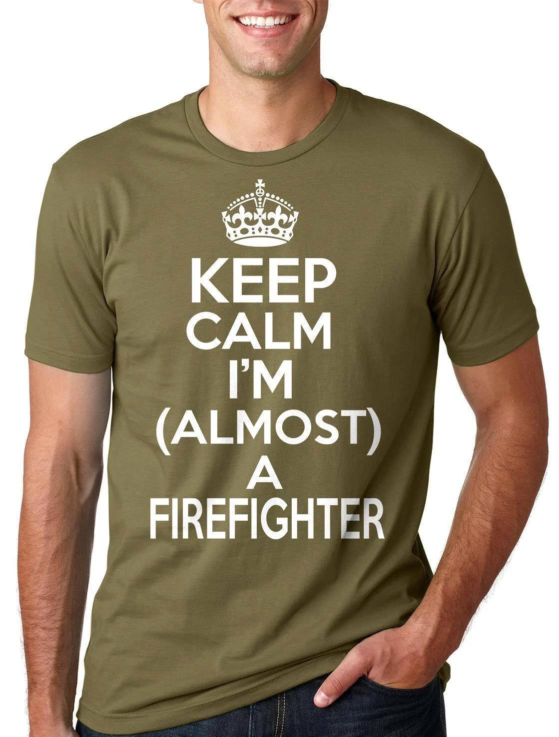 Future Firefighter T-shirt Almost a Firefighter Tee shirt Men s Fireman Tee 2XL