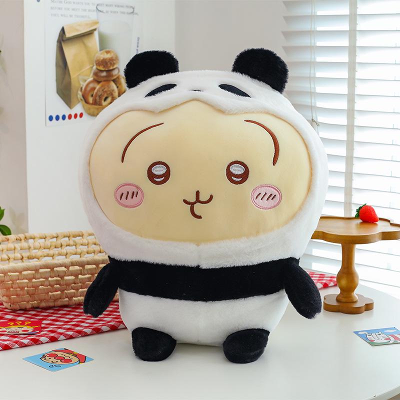 Chiikawa Plush Toy - Cute Panda Transformation Hachi Usagi Doll Gift