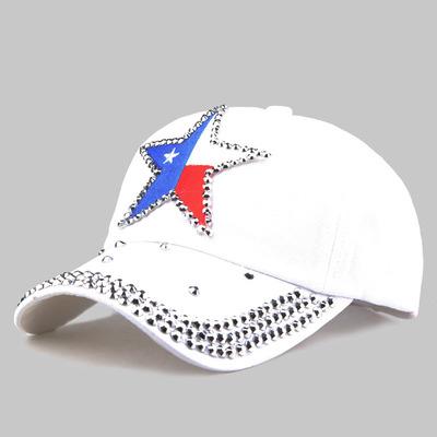 Colorful Diamond-studded Summer Baseball Cap Travel Sun Hat Peaked Cap Hip Hop Hat Mesh Sun Hat