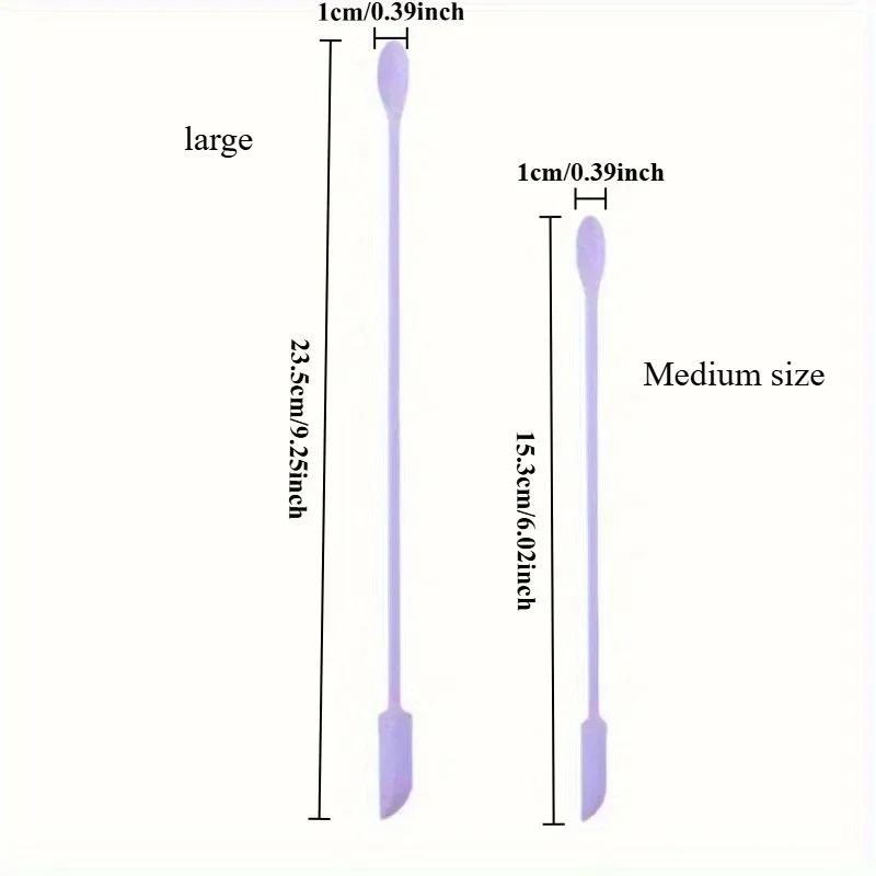 1/2Pcs mini silicon shovel, cosmetic cosmetic scraper small scraper, reusable, beauty supplies, beauty accessories