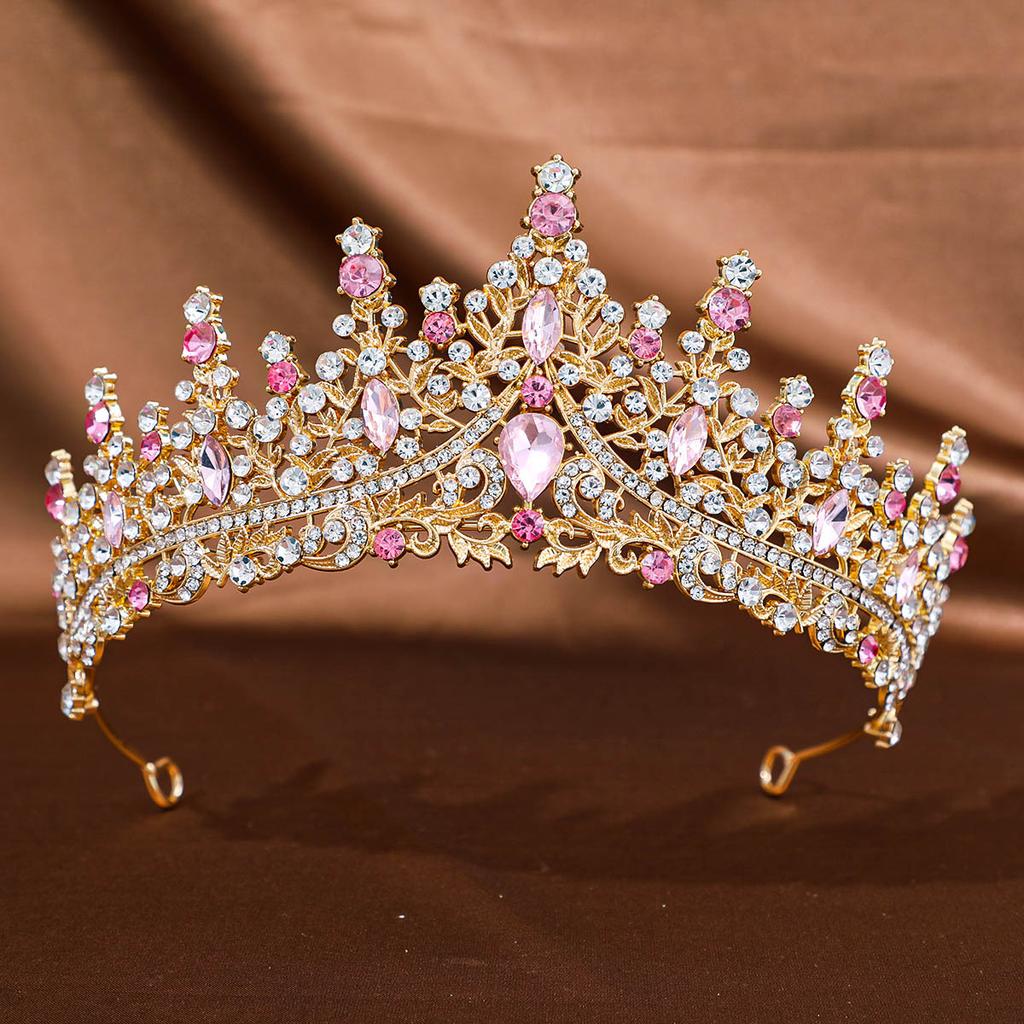 Bridal Crown Tiara Dinner Princess Dress Style Accessories European Rhinestone Headband Travel Photography Accessories