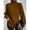 Knitted Sweater Mid Length Sweater Dress for Women