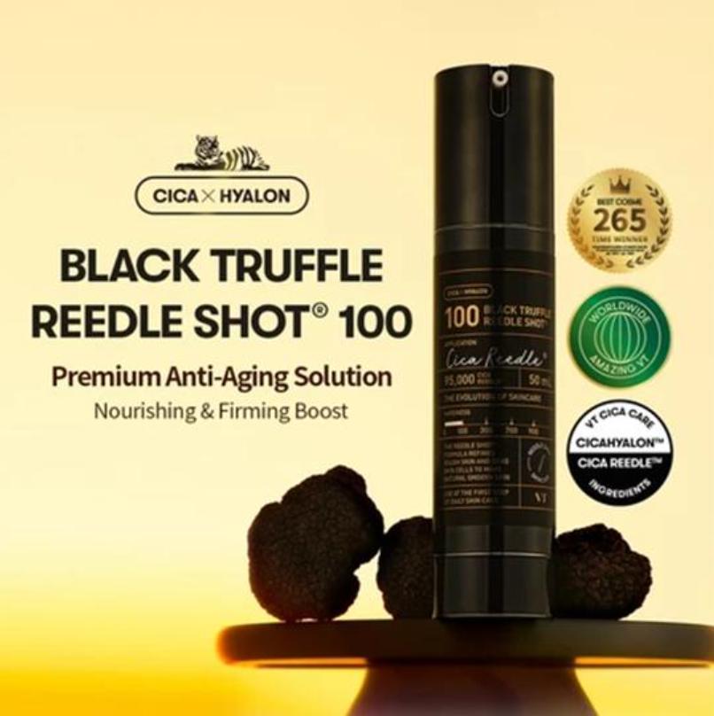 VT COSMETICS Black Truffle 100 Redel Shot 50ml – Firming & Radiance Serum