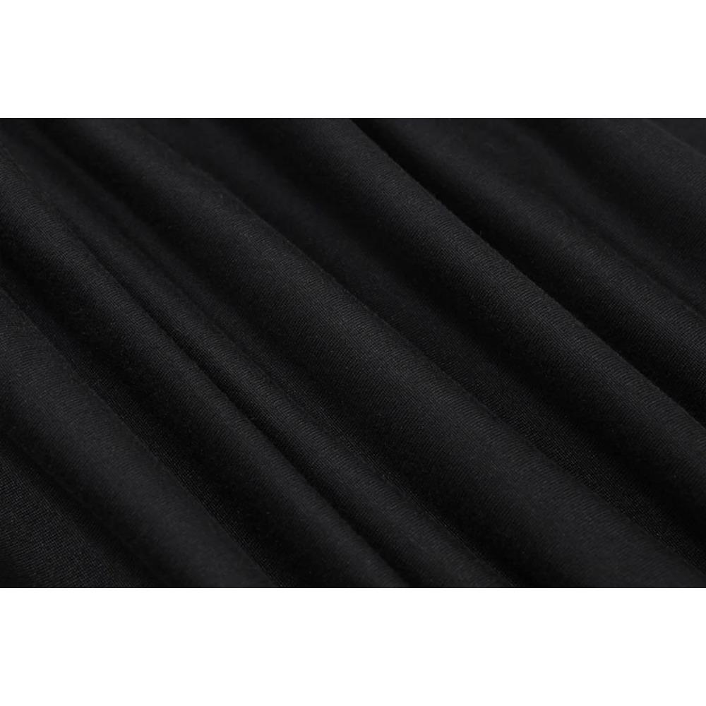 Eleganckie długie sukienki typu slip Seksowne kobiety Marszczona dopasowana sukienka maxi z jednolitym wzorem Wiosna Y2K Lato Temperament Wysoki stan Vestidos