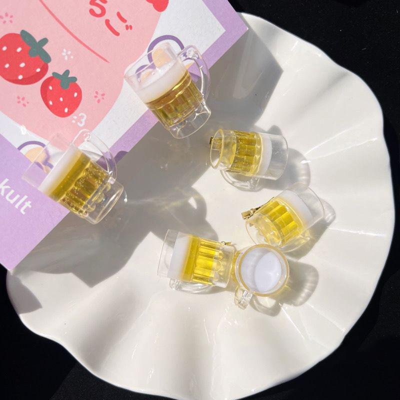 Gothic Beer Hair Clips Y2K Girls Clip Side Bangs Hairpin Hair Accessories