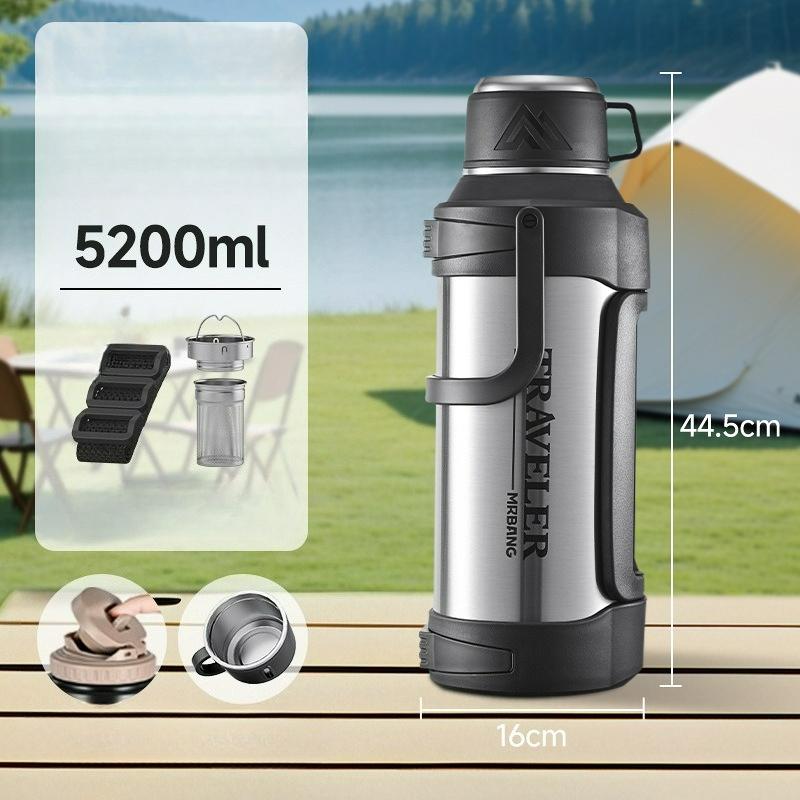 Přenosná termoska, Velkokapacitní nerezová termoska, Venkovní velkokapacitní ultravelkokapacitní přenosná termoska