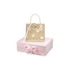 Coach Cally 17 Daisy Floral Print Coated Canvas And Pebble Leather Tote Bag Women Tote Bags Khaki C3599-IMOTV