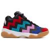 Converse VLTG Basketball Striped Color-blocking Black Sugar Fruit Mid-top Retro Basketball Shoes Women's Black Red Pink