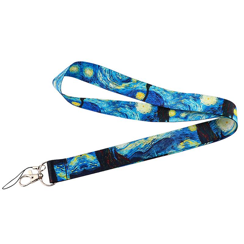 Yoga Sakura Credential Holder Little daisy Lanyard for Key Cute Neck Strap Card ID Badge Holder Key Chain Accessories Wholesale