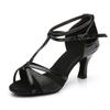 Buty Do Tańca Latino Na Obcasie Leah 7 Cm Czarne 36