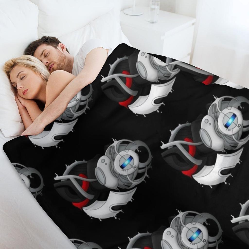 Mega Wheatley Portal 2 Throw Blanket Sofa Quilt funny gift Vintage Kid'S Blankets