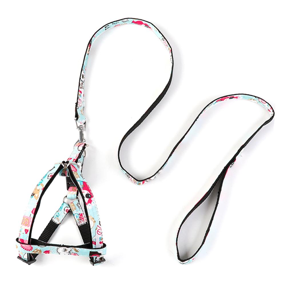 

Регулируемый поводок для щенков Pet полиэстер тяга мультяшный ремень аксессуар S