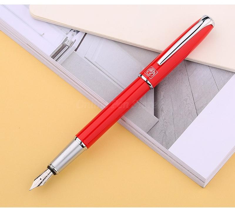 Picasso 916 Pimio Malage Metal Barrel Fountain Pen Medium 0.5mm Nib Professional Office School Stationery Tool Writing Pen Gift