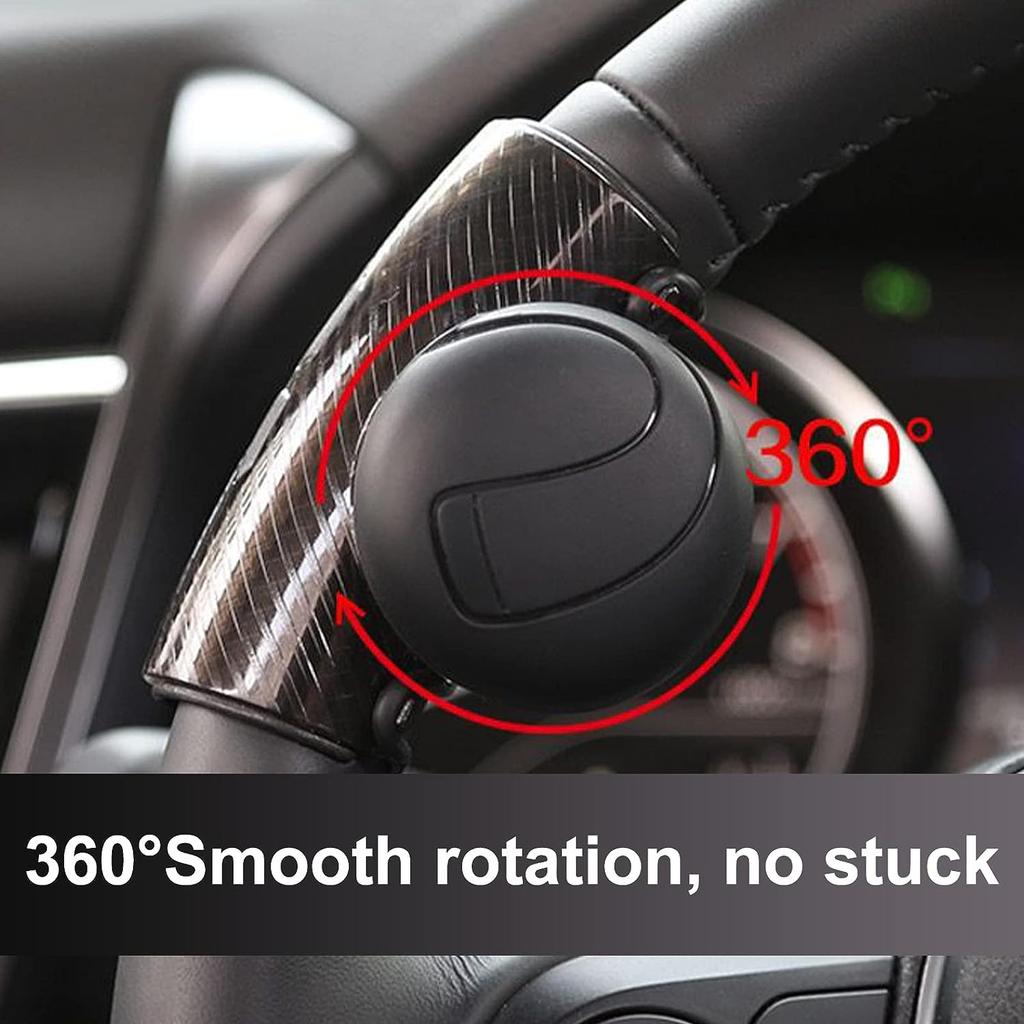 Steering Wheel Knob Spinner, Car Steering Aid Steering Wheel Knob Steering Grip Ball Spinner Power Handle Ball for Cars Tractor Truck Car