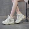 Schuhe Damen Herbst und Winter Neu Vielseitig Bequem Atmungsaktiv Dicksohlig Sport Student Lässige Schuhe Damen Höhenverstellung