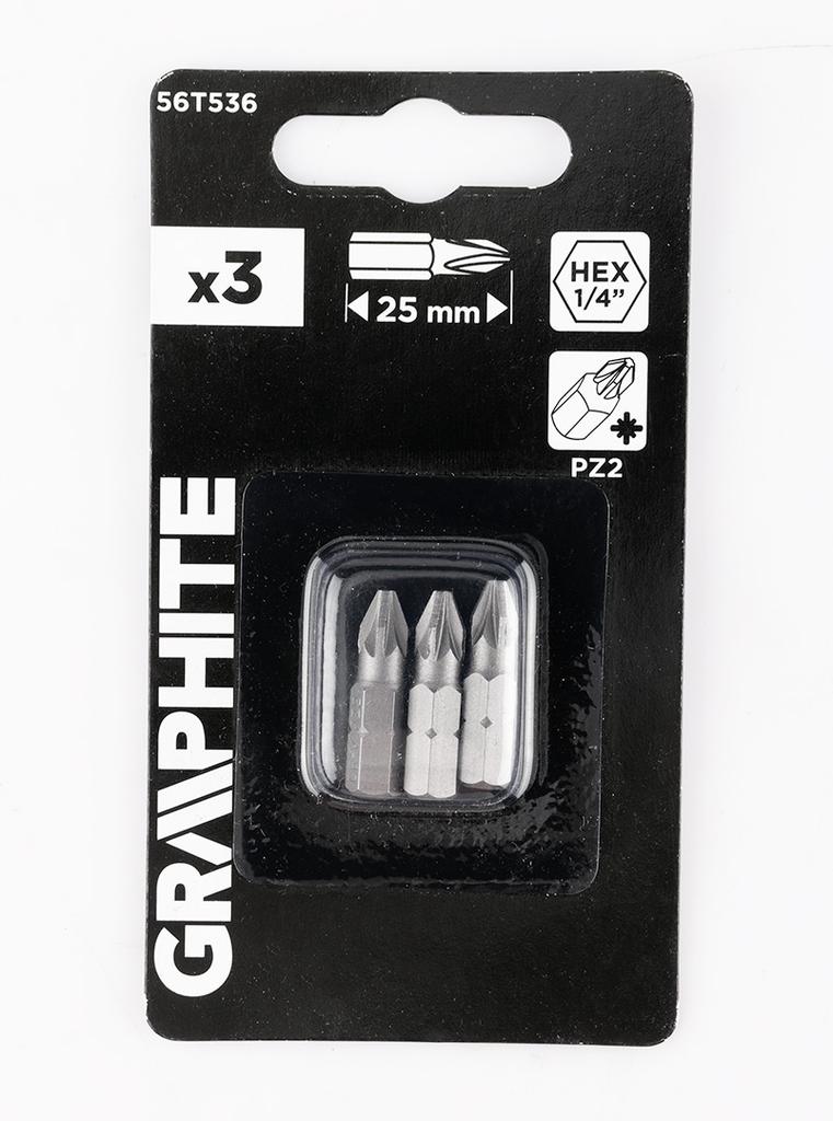 Bity PZ2 X 25 Mm, 3 Szt.
