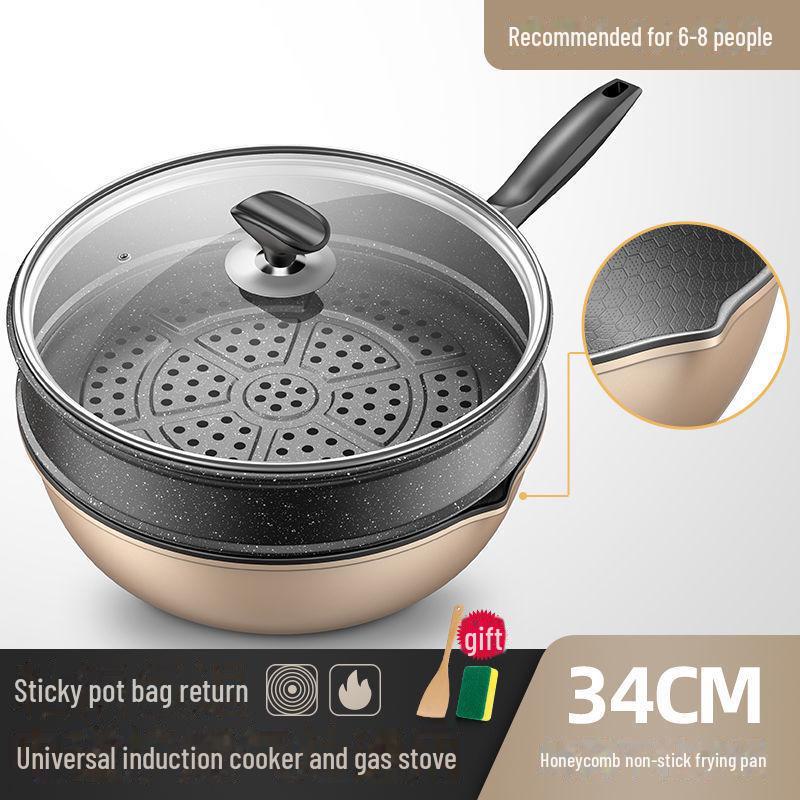 

Популярная немецкая многофункциональная сковорода для омлета с сотовым покрытием 34CM