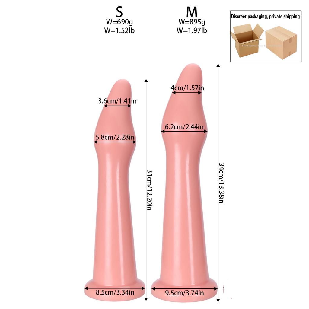 4 Sizes Long Anal Plug Big Anal Dialator Dildo Huge Long Large XL Anal Plug Training Expansion Butt Plug Sex Toys for Women Gay