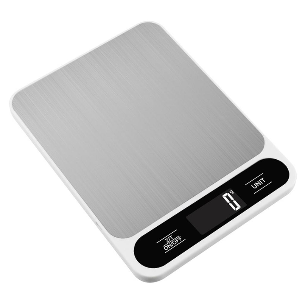 5/10/15KG Digital Food Scale Rechargeable Electronic Scale with LCD Display Kitchen Gram Weight Scales Multifunctional