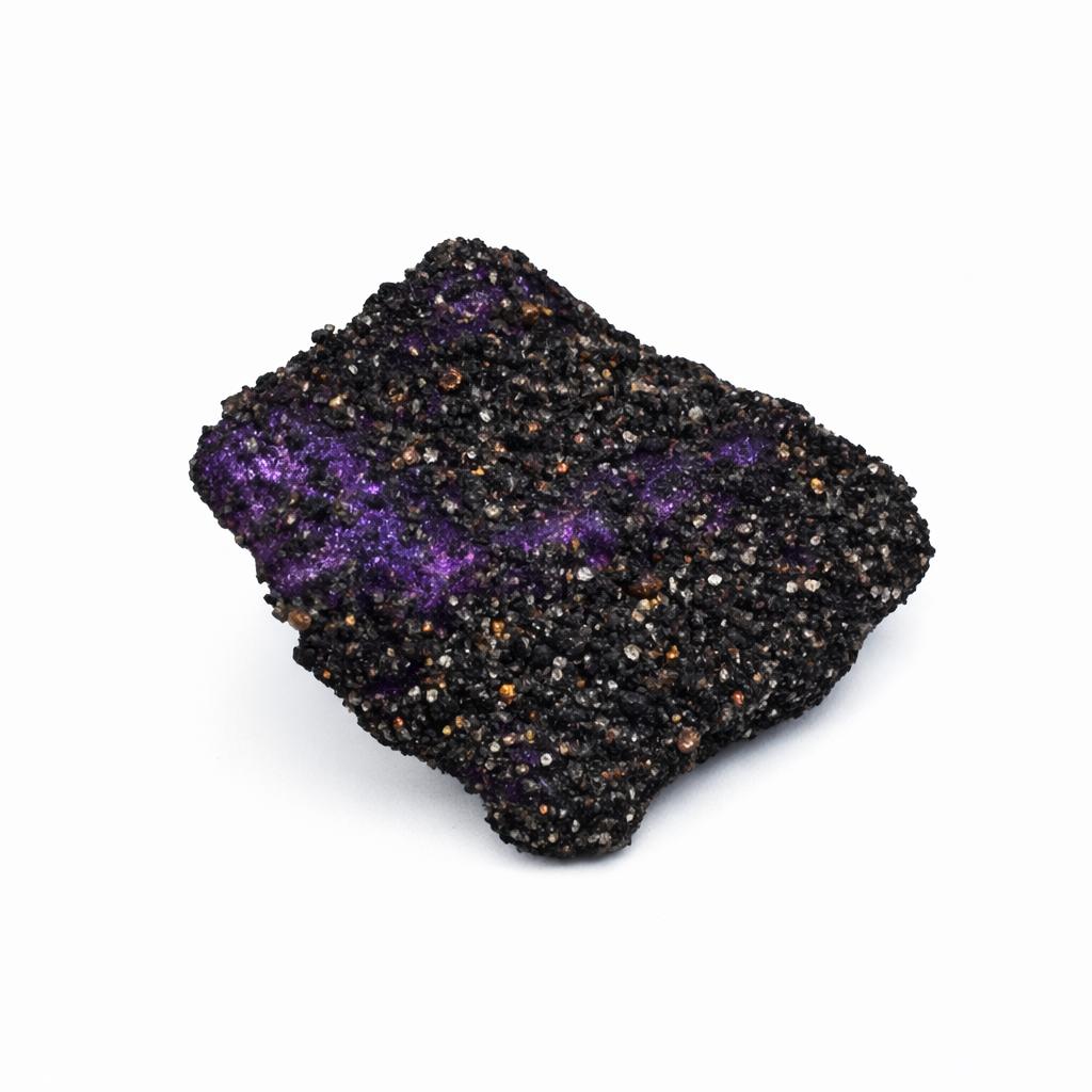 Naturalny Fioletowy Szafir Wydobyty z Ziemi 187 Ct Nieszlifowany Surowy CERTYFIKOWANY Luźny Kamień Szlachetny AR-2258