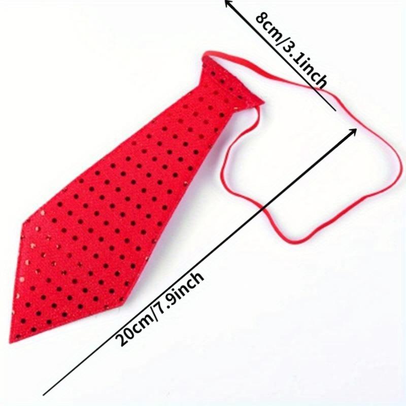 1PC Christmas Santa Claus Snowman Elk Ties for  Decor Funny Festival Rave Gifts Christmas Decorations Supplies