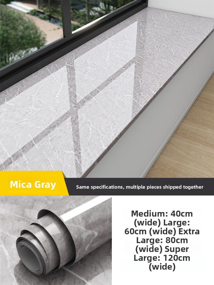Marble Window  Sticker Thickened Waterproof Sun Protection Bedroom Window Sill Wall Paper Transformation Modern Simple St...