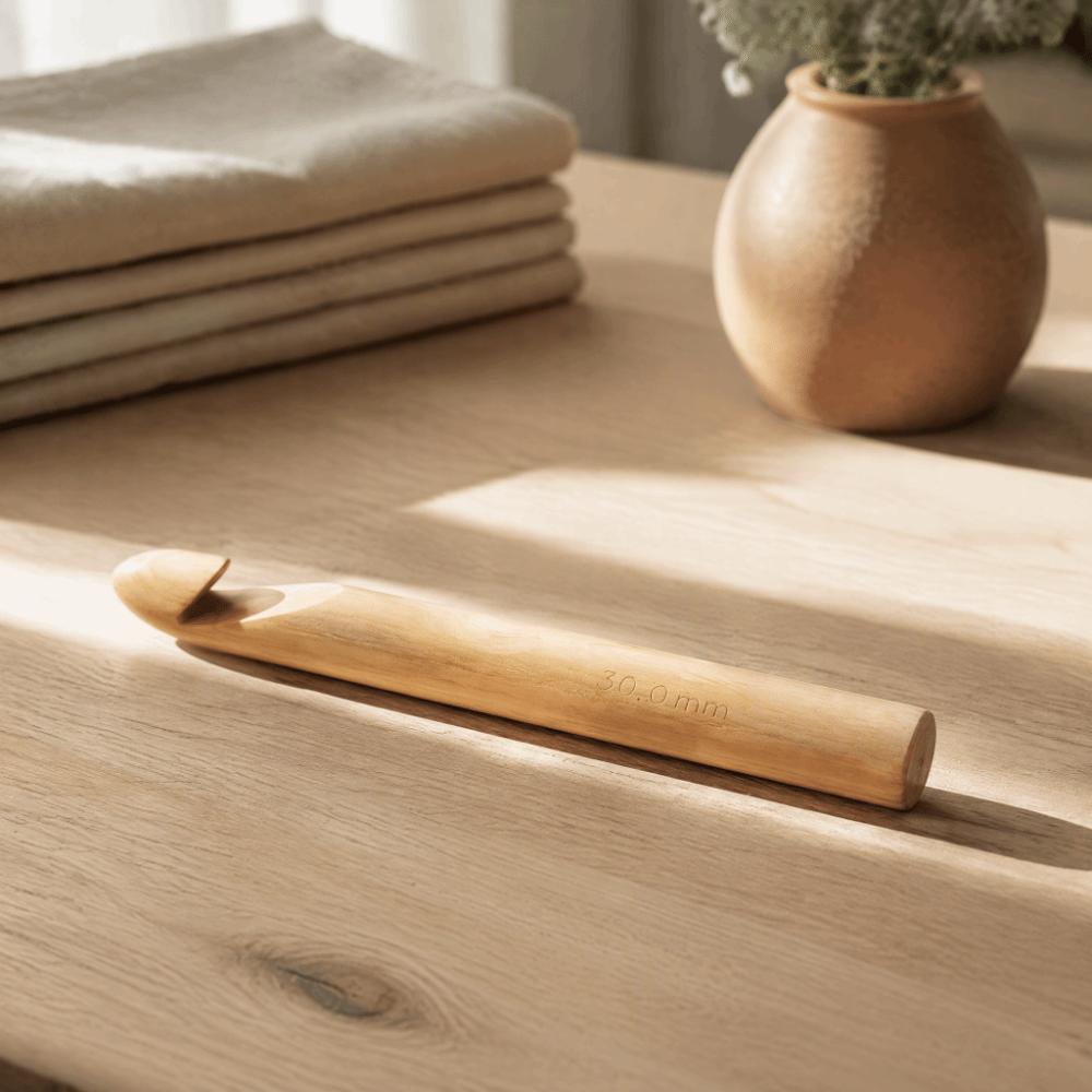 Handcrafted Design Knitting Needles 30mm Thick Hand Weaving Tool Crochet Hooks For DIY Crafts