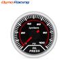 Dynoracing Auto Oil Press Gauge 2" 52mm Oil Pressure Gauge Sensor 0-100 PSI Displaying Car Meter BX101230