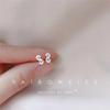 New Minimalism Earring 925 Silver Needle Allergic Protection Mini Small Heart Stud Earrings for Women Girls Jewellery