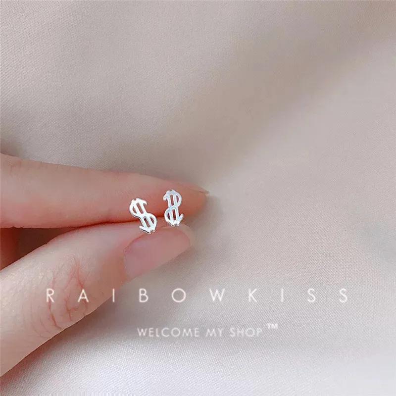 New Minimalism Earring 925 Silver Needle Allergic Protection Mini Small Heart Stud Earrings for Women Girls Jewellery
