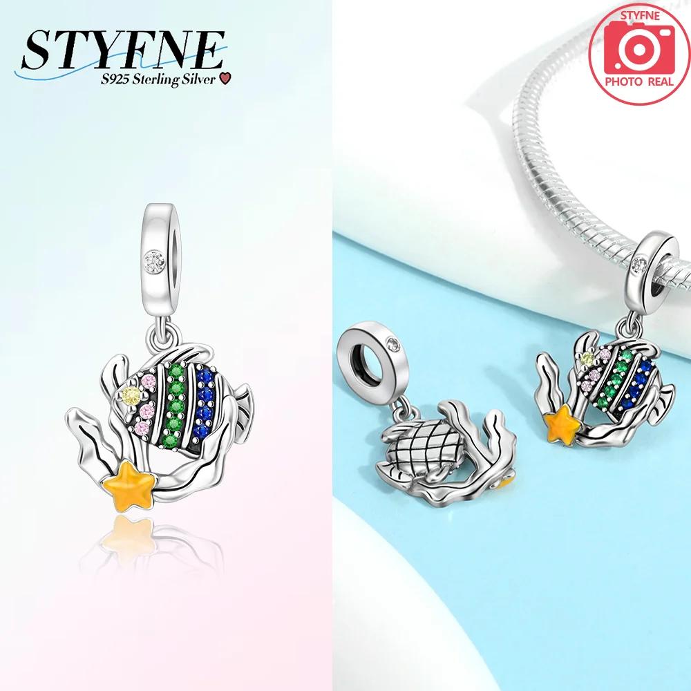 Charm Bead Charms Plata Zircon Crab WhaleBeads for Charm Bead Charms copper Bracelets Bead Charms Jewellery Making Womens Gift