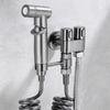 Zinc Alloy Bathroom Sprayer Bidet Toilet Companion With Angle Valve Anti-Leak Design Bathroom Accessories
