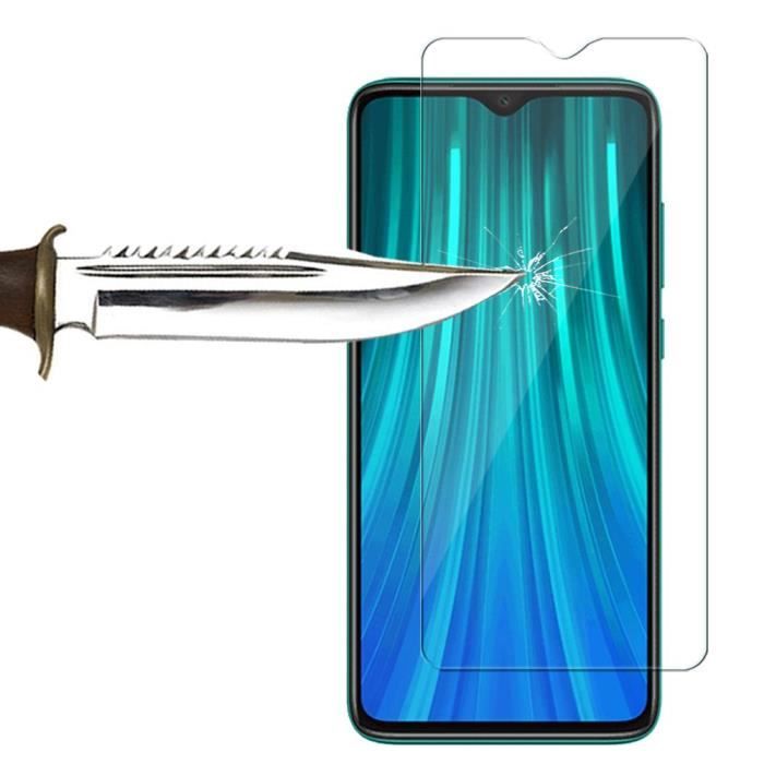 För Xiaomi Redmi Note 8 Pro 6.53": Parti - Paket med 2 skärmskyddsfilmer av härdat glas