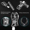 30pcs Clear Plastic Price Tag Holders for Retail Display Office & Supermarket Strong Grip Clips for Advertising Product Labels