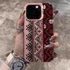 Retro Ethnic European Phone Case For IPhone 16 11 12 13 17 Pro Max Case 14 15 Plus 16E 17Air Shockproof Hard IMD INS Cover