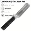 Car Dent Repair Tool Paintless Dent Repairing Knock pad Stainless Steel Backing Plate Rubber Handle  Body Dent Removal Tool