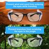 10 Pairs Safety Glasses, Flexible Anti-Slip Side Shields, Fits Medium To Large Eyeglasses with Clear Lenses
