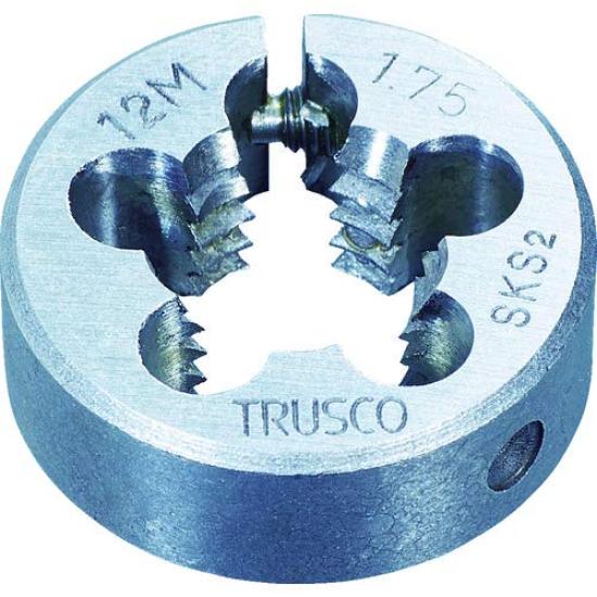 TRUSCO Round 25mm Die, Diameter, M4X0.7 (SKS) T25D-4X0.7