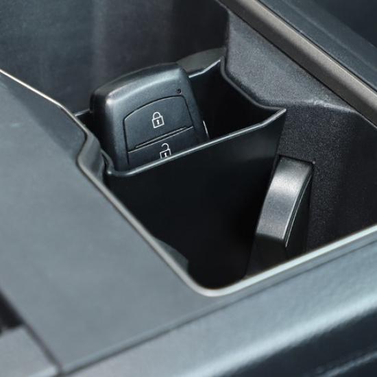 ABS Car Cup Holder Partition Box Tidy Tray For Toyota Tundra/Sequoia -2024