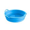 Air Fryer Silicon Basket About 20cm Round/square/rectangular Oven Baking Tray Foldable Reusable Silicone Pot Replacement Pan
