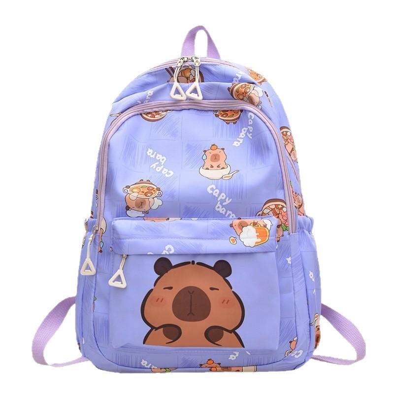 New cartoon animation backpack cute printing large capacity casual simple spine backpack manufacturer