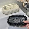 1pc High Aesthetic Ceramic Soap Box, Household Bathroom Countertop Soap Box Holder, High-end Creative Soap Storage Rack
