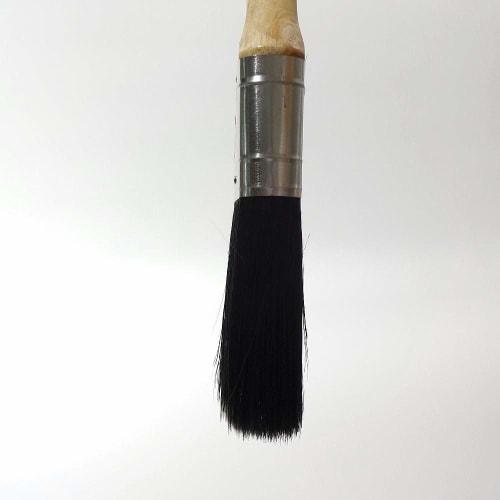 Hakeichi Long Bristle Duster Brush, Luster Brush, Mixed Bristle (Black Pig Bristle and PP), 3-inch, 75mm, 1 Brush