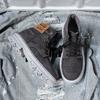 Nadměrná velikost 48 pánské boty nové vysoké skate boty neformální všestranné pracovní oblečení trendy boty pro muže PU kůže