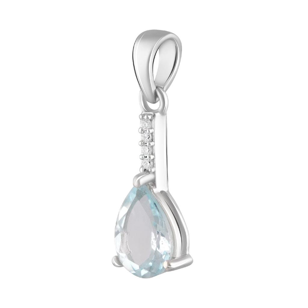 Серебряная подвеска с топазом 2.144ct (1143599)