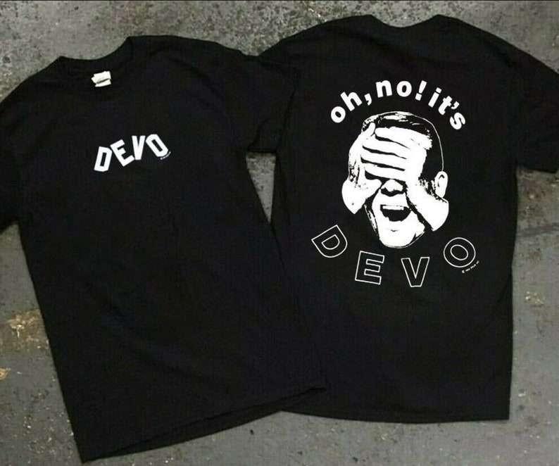 

DEVO Oh No It s Devo New Wave two Side D1129 Unisex T-Shirt XXXXL