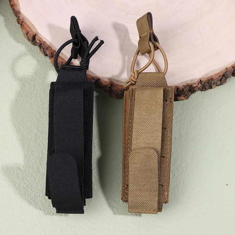 Nylon 9Mm Pouch Laser Cut Lightweight Single Bag Edc Pouches Flashlight Bag Backpack Vest Hunting Accessories