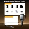 Very  Small  Retractable USB C Car Chargers 45W 3 In 1 Adapter High Speed Vehicle Chargers Small  Car Chargers for Locate 
